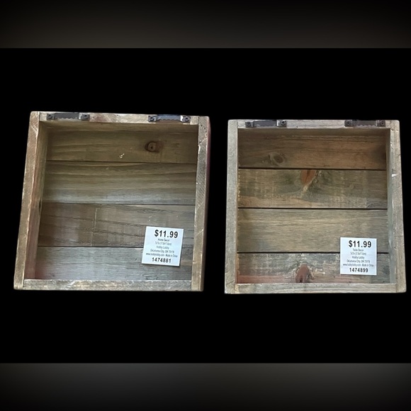 Rustic Wood Laundry Signs Wash Dry Wall Art Farmhouse Decor Set - Picture 2 of 2